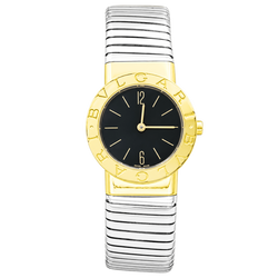 Montre BULGARI "BB 26" en or jaune et acier