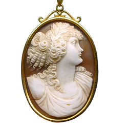 Pendentif Camée en or jaune