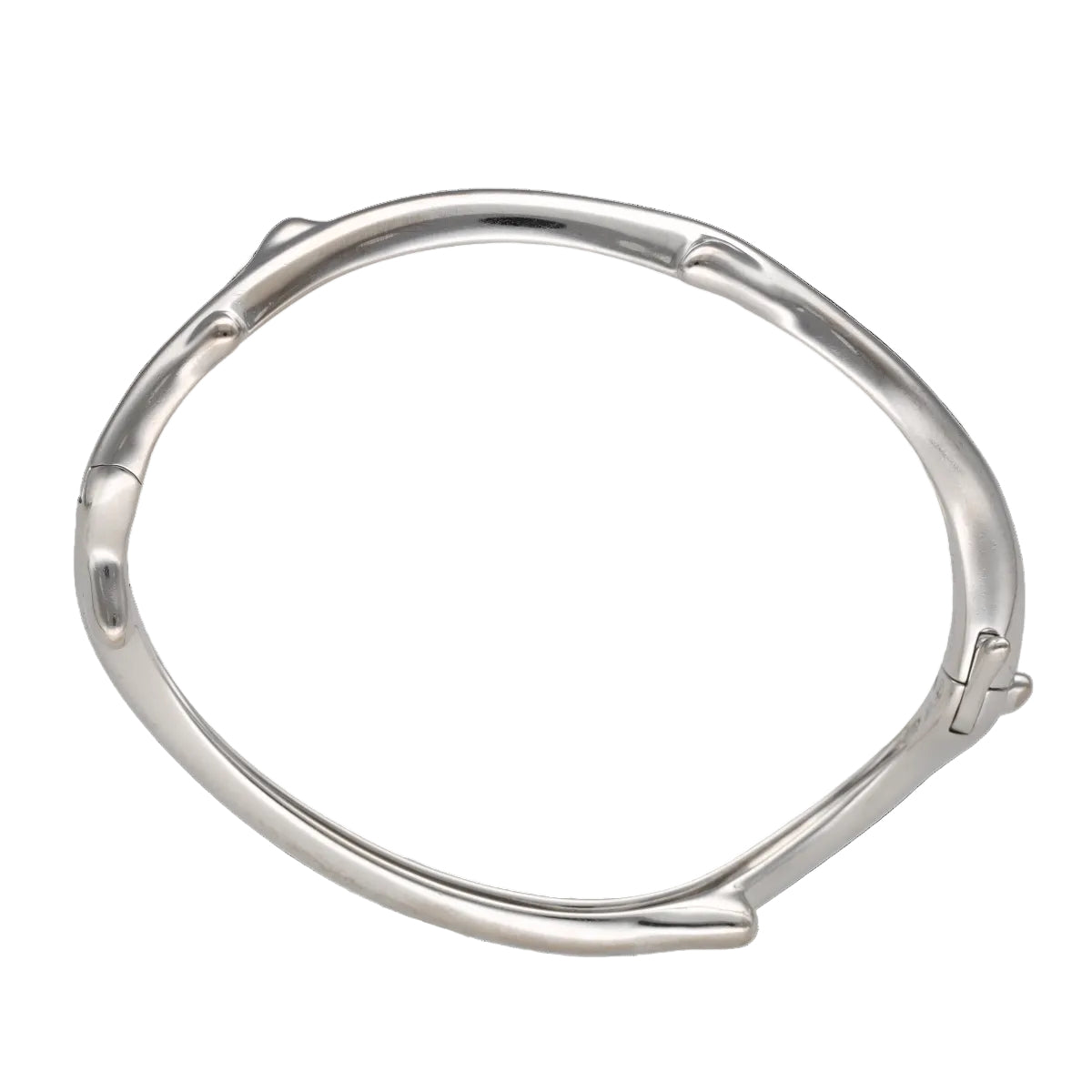 Bracelet Jonc DIOR "Bois de rose" en or blanc
