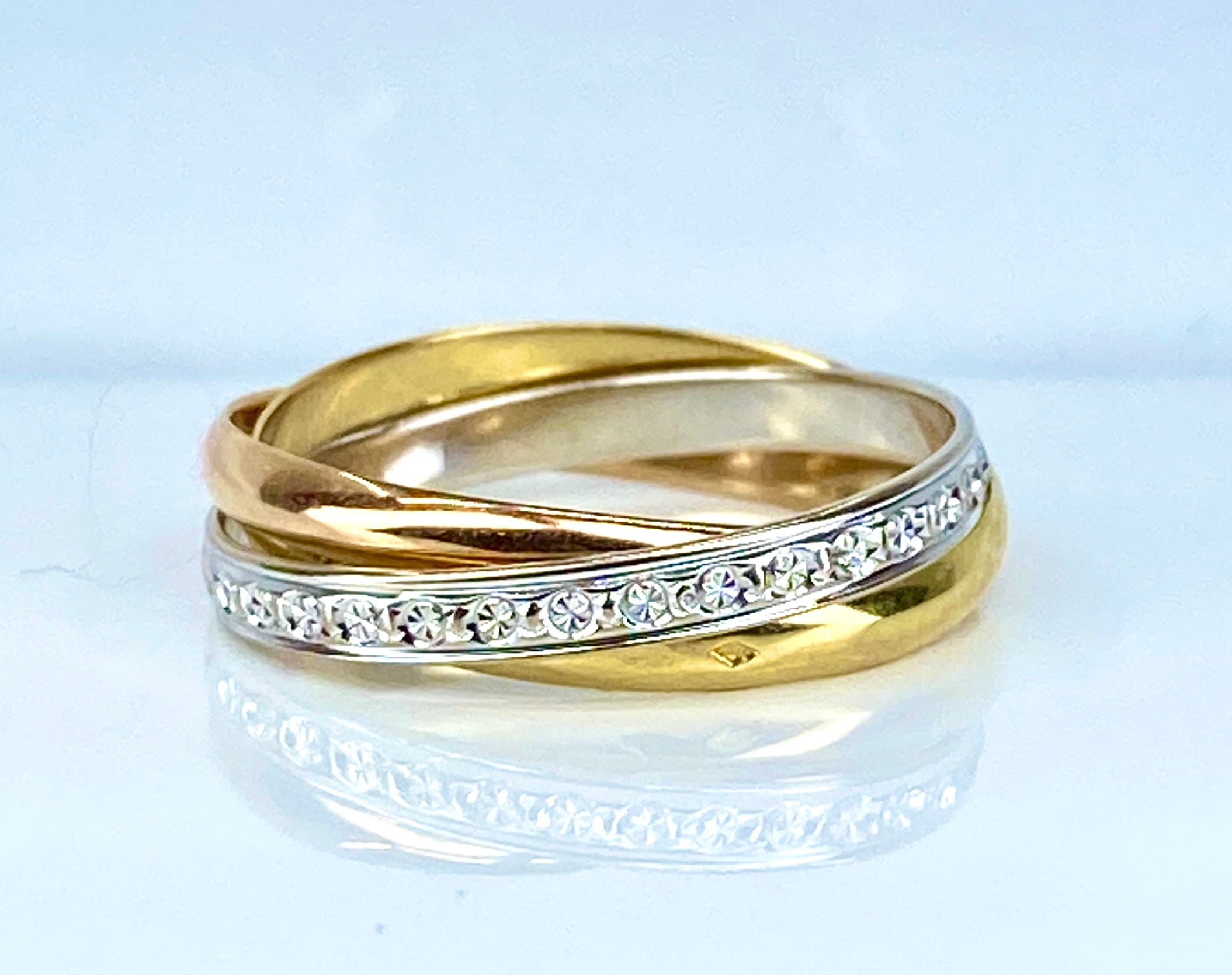 Bague en ors de couleurs