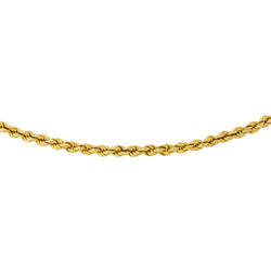 Collier Maille Corde Or jaune