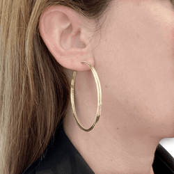 Boucles d'oreilles Cartier, "Trinity", trois ors. Grand modèle.