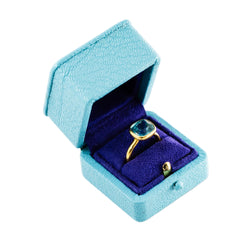 Bague Solitaire MARIE-HÉLÈNE DE TAILLAC en or jaune et tourmaline