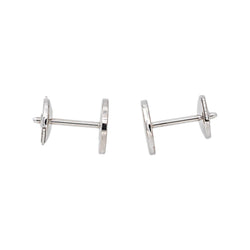 Dinh Van Boucles d'oreilles Menottes Or blanc Diamant