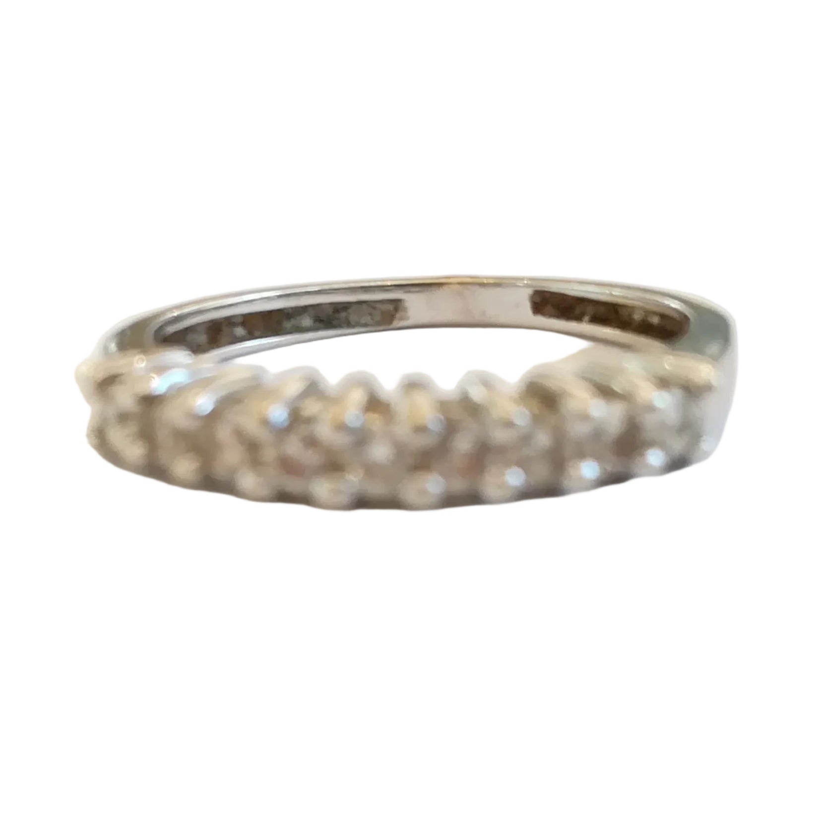 Bague Alliance en or blanc et diamants