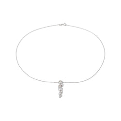 Collier Maille forçat Or blanc Diamant