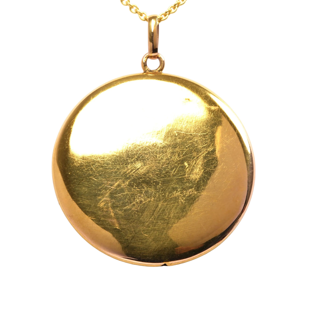 Pendentif en or jaune, perles et rubis