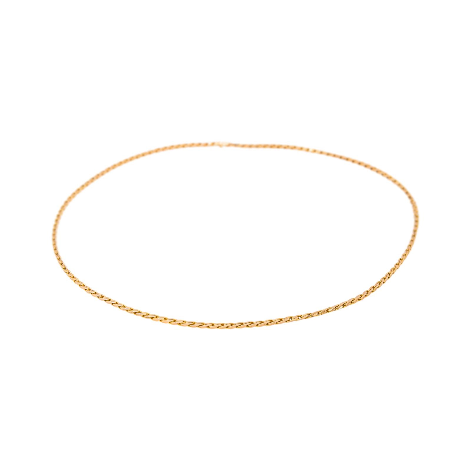 Collier Maille en or rose