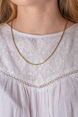 Collier Maille Forçat Or jaune