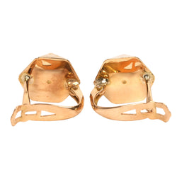 Boucles d'oreilles Dormeuses en or jaune