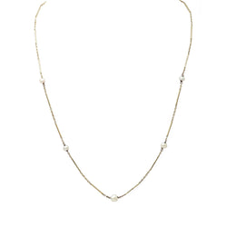 Collier Perles en or blanc