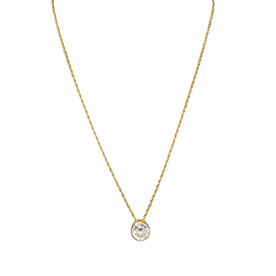 Collier Pendentif en or jaune et diamant