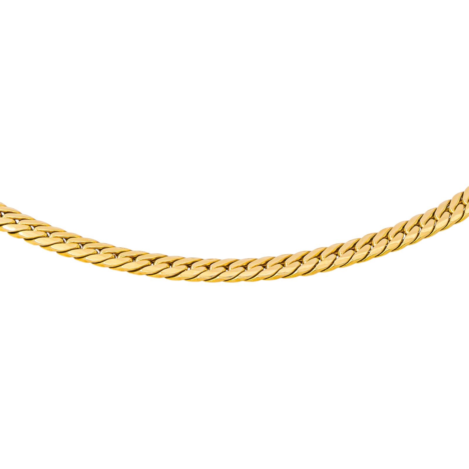 Collier Maille gourmette Or jaune