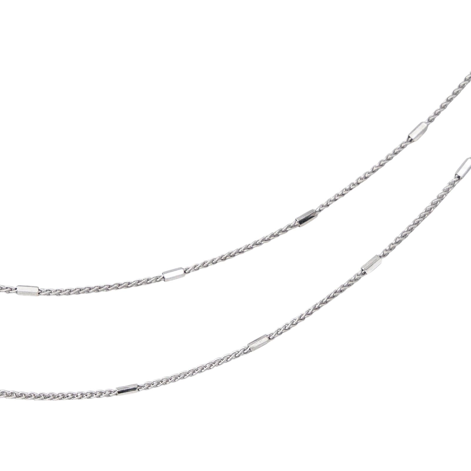 Collier Or blanc