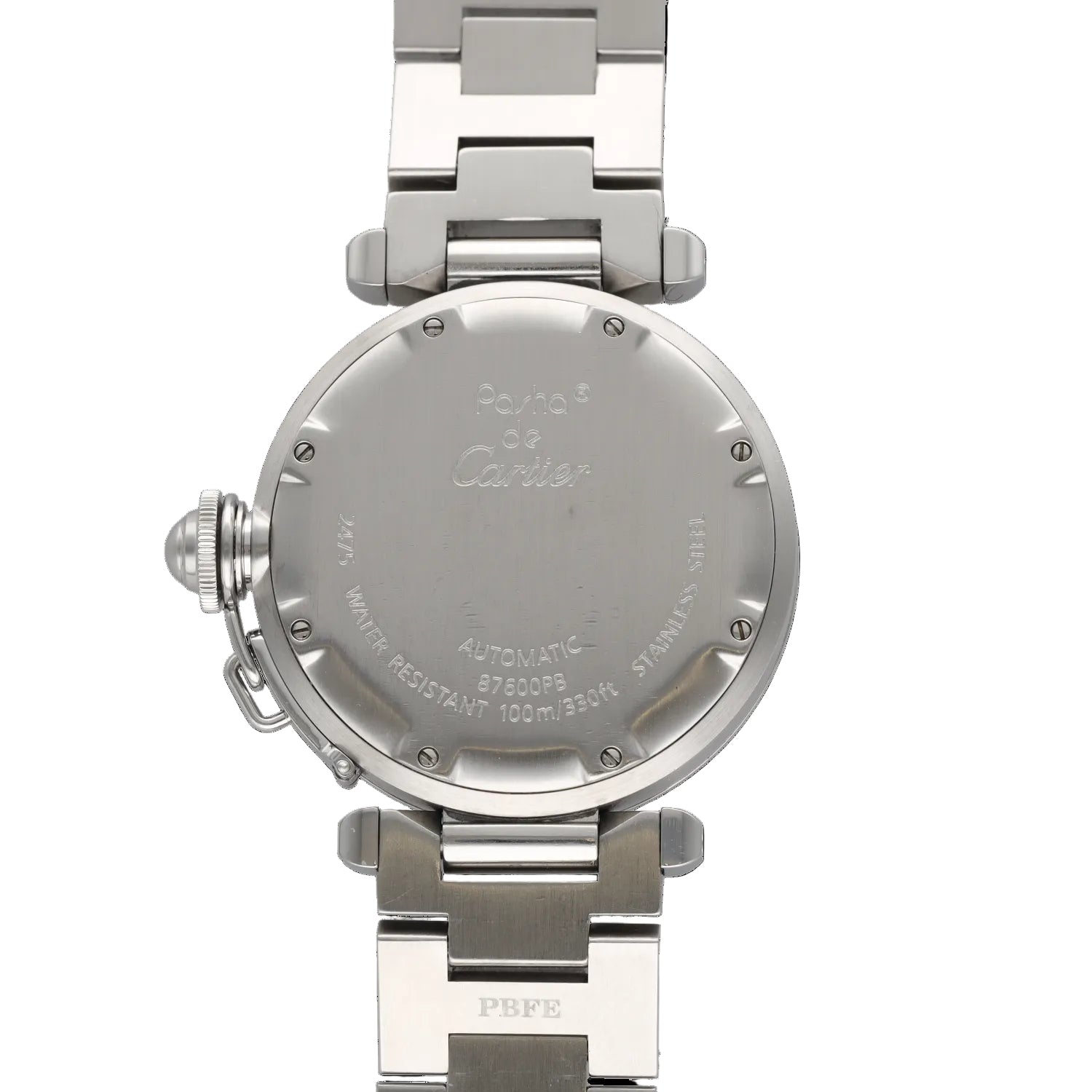 Montre CARTIER "Pasha" en acier
