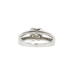 Bague Solitaire MAUBOUSSIN "Chance of Love n°2" en or blanc et diamants