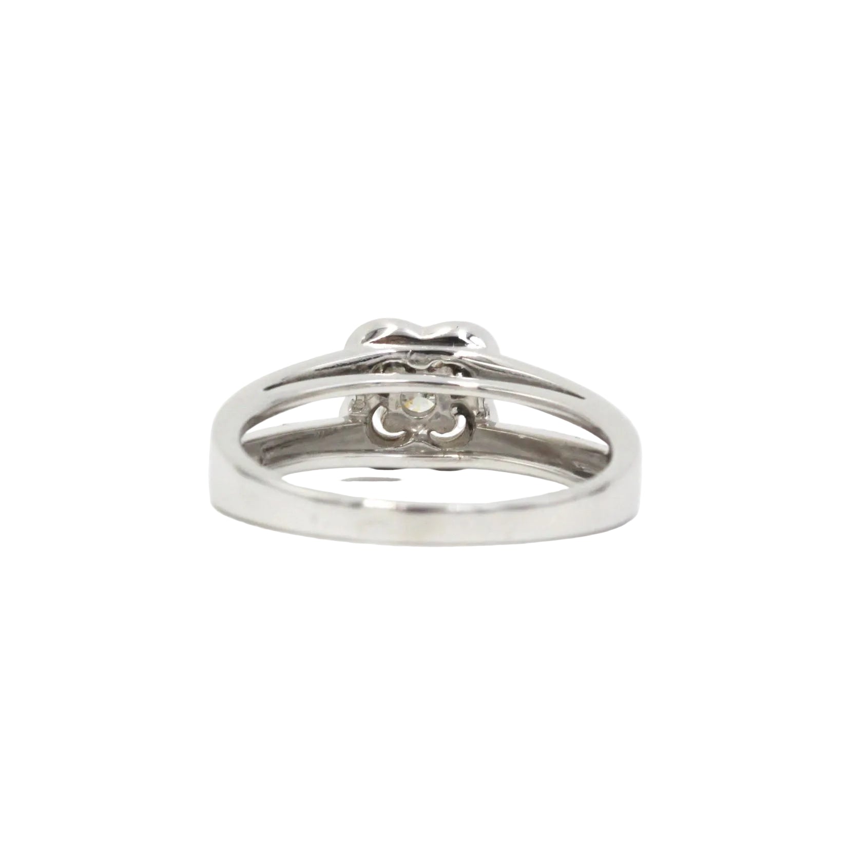 Bague Solitaire MAUBOUSSIN "Chance of Love n°2" en or blanc et diamants