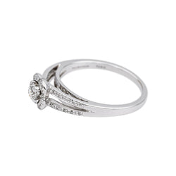 Mauboussin Bague Chance of Love Or blanc Diamant