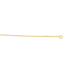 Collier Or jaune Saphir