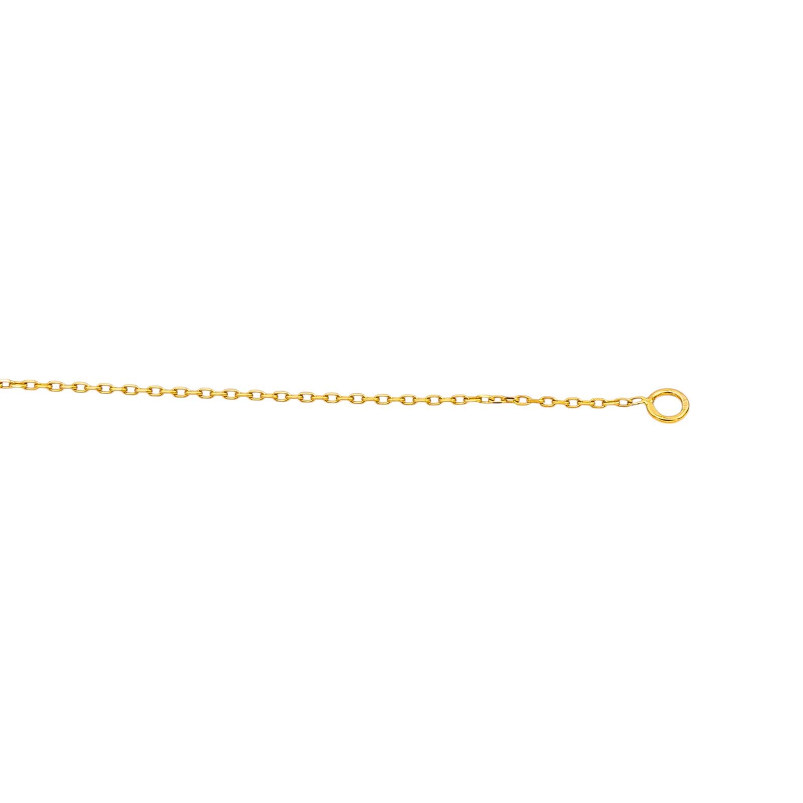 Collier Or jaune Saphir