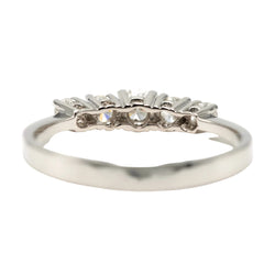 Bague Alliance en or blanc et diamants