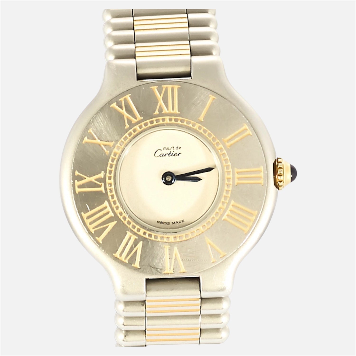 Montre CARTIER Must 21 en acier et plaqué or