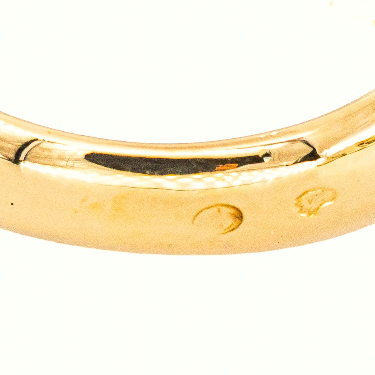 Bague Jonc Or jaune Saphir