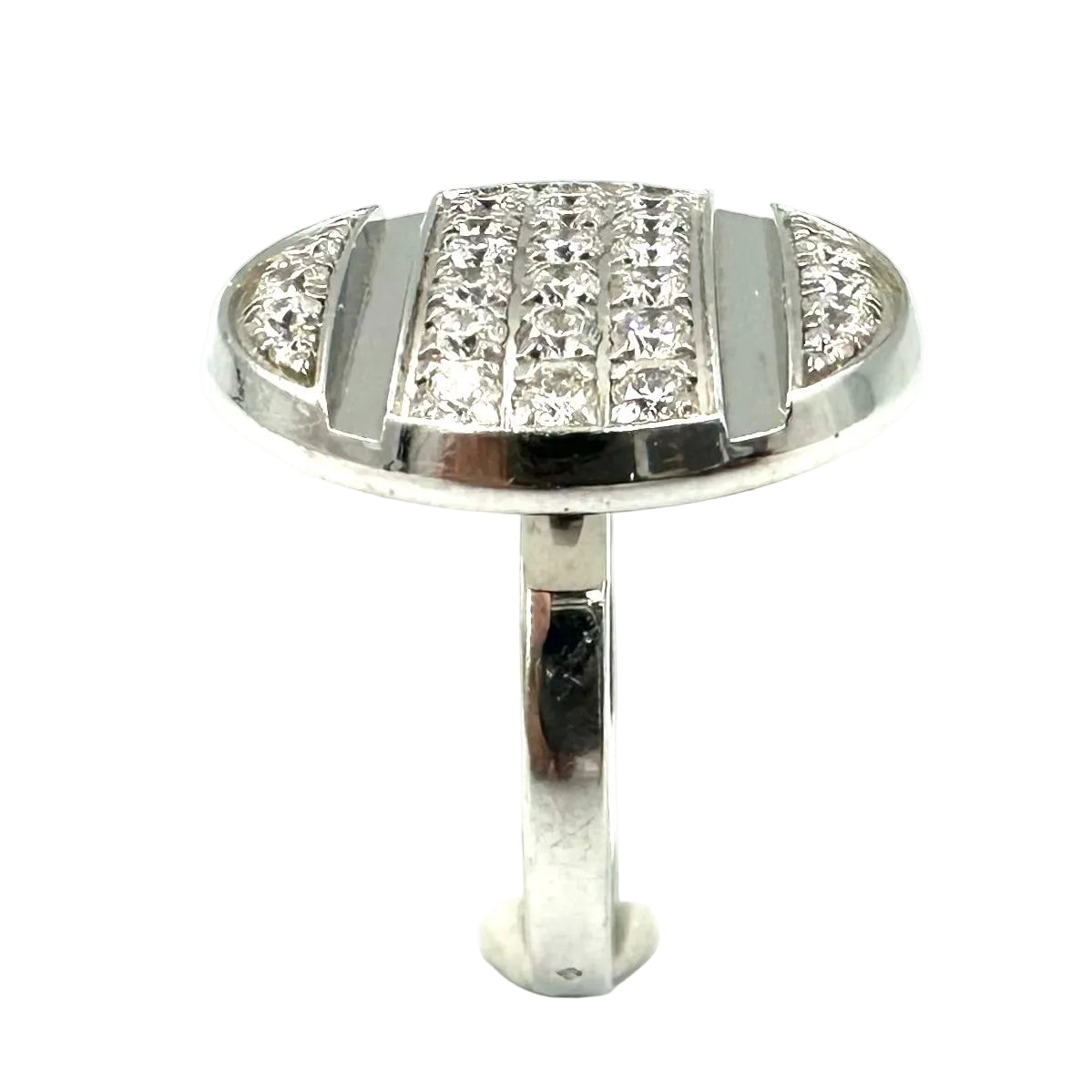 Bague Cocktail CHAUMET "Class One Croisière" en or blanc et diamants