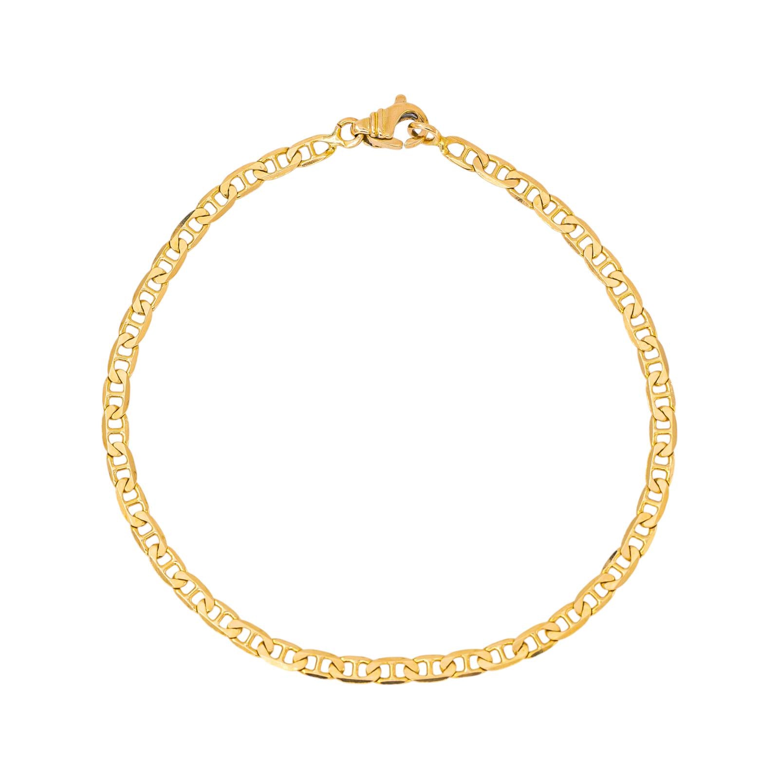 Bracelet Maille torsadée Or jaune