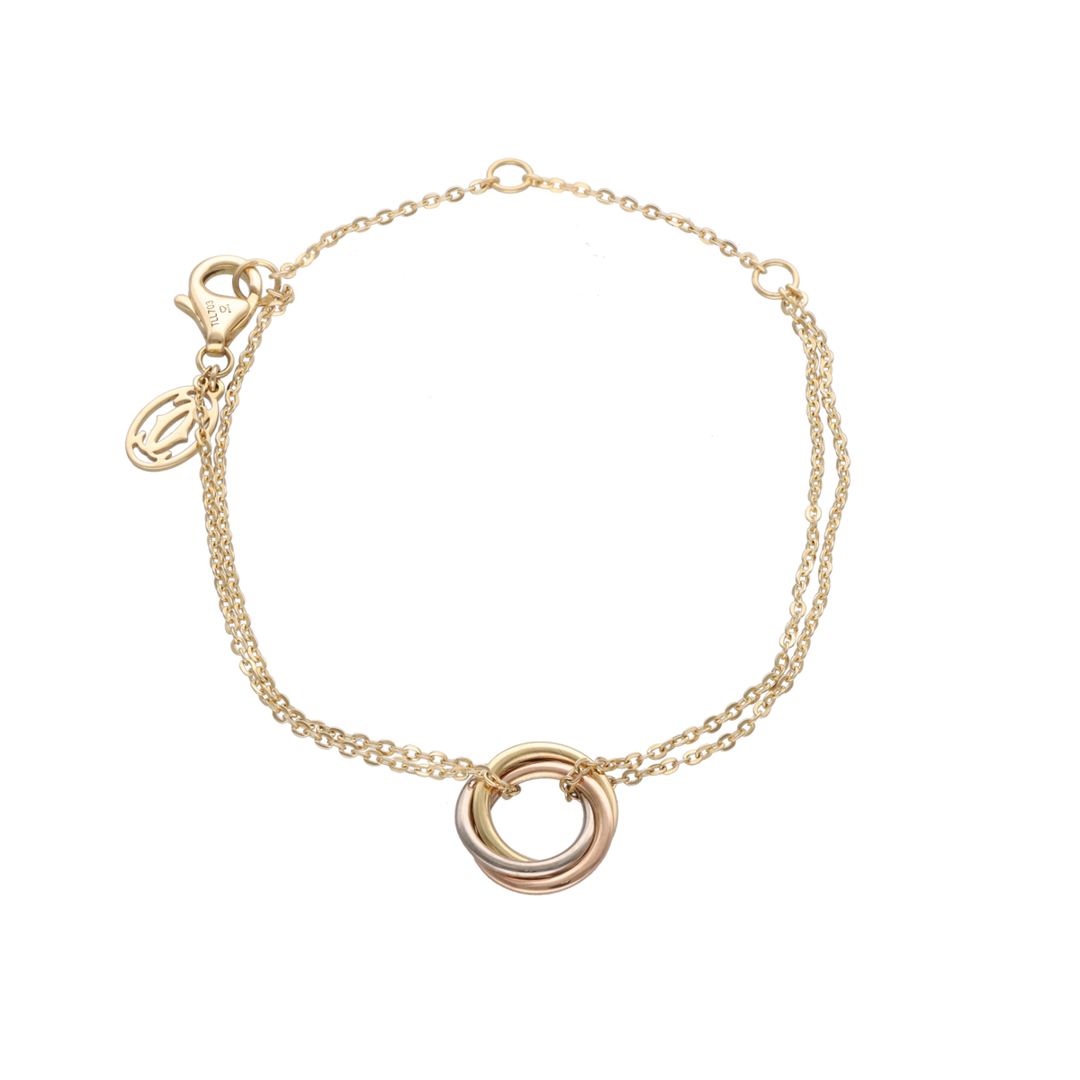 Bracelet CARTIER "Trinity" en or jaune