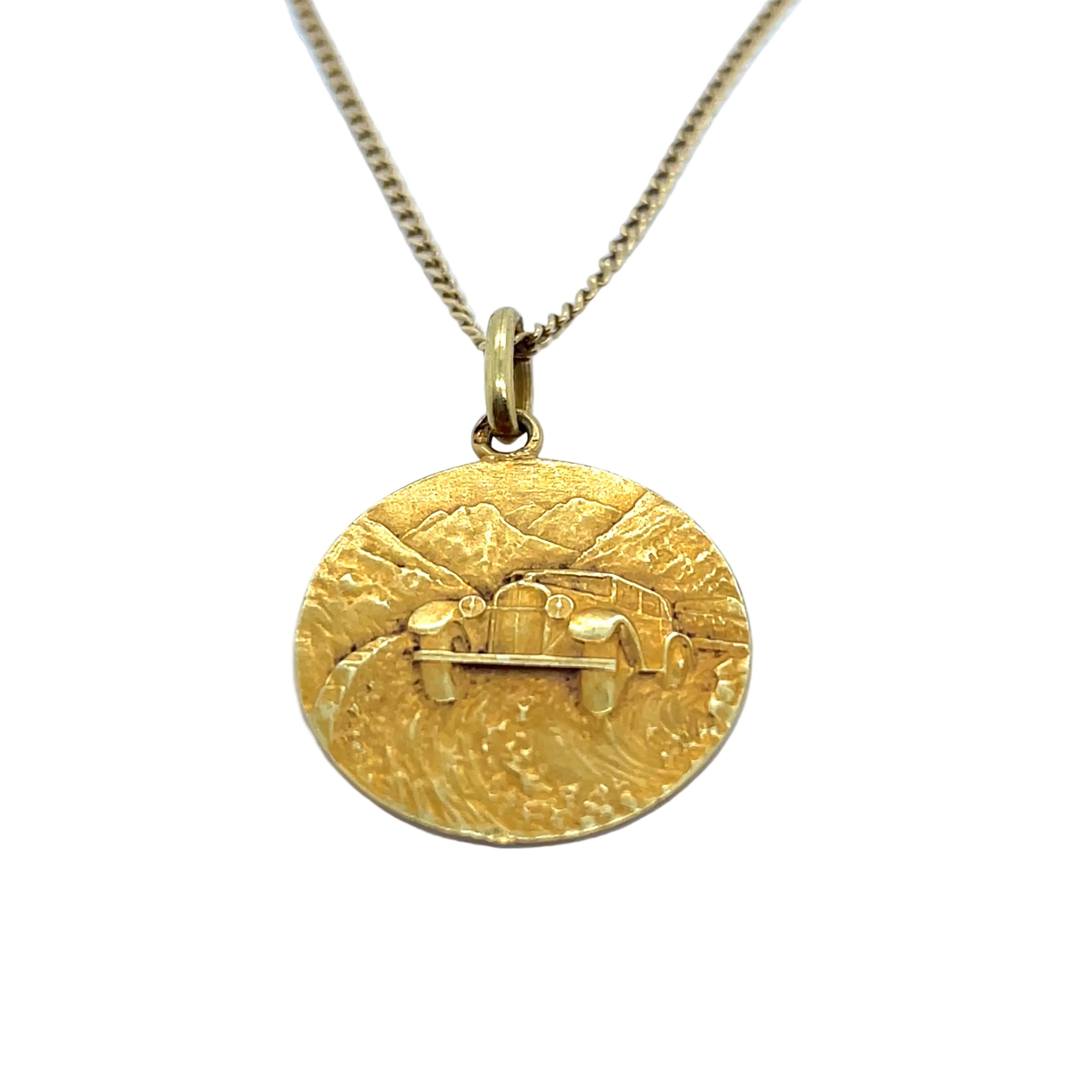 Médaille en or jaune