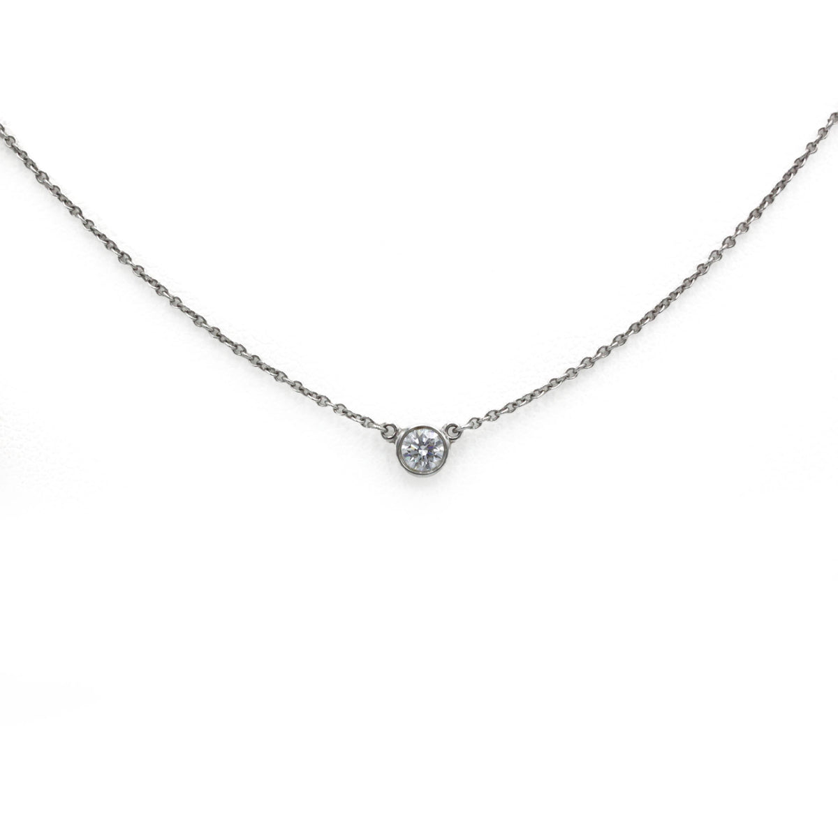 Collier Pendentif TIFFANY & CO. Diamonds By The Yard en platine et diamant