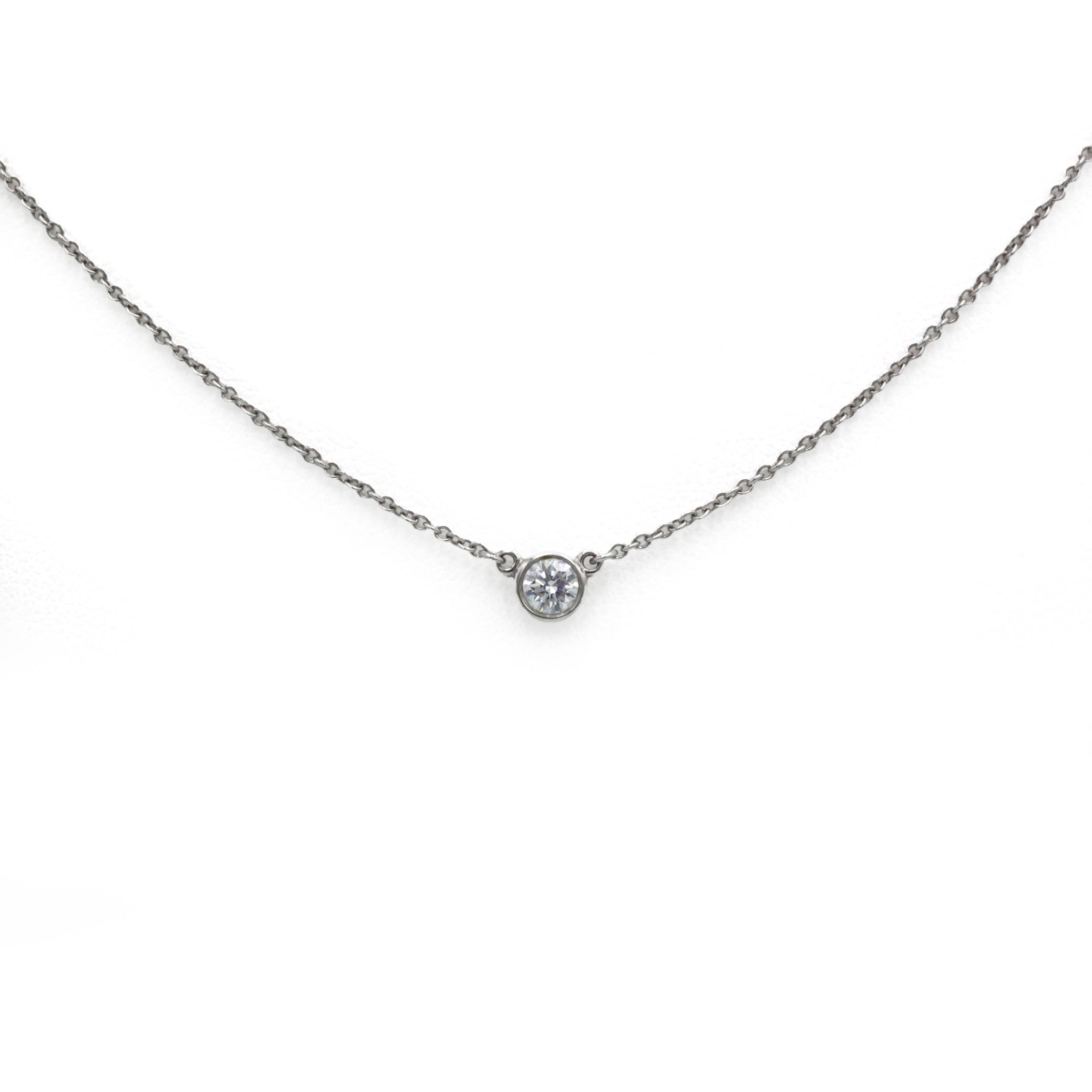 Collier Pendentif TIFFANY & CO. Diamonds By The Yard en platine et diamant