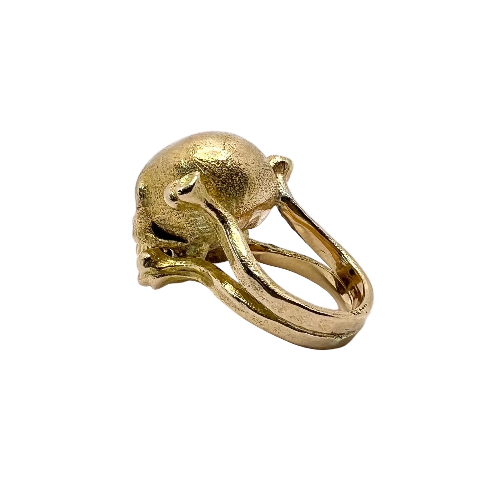 Bague en or jaune et diamants