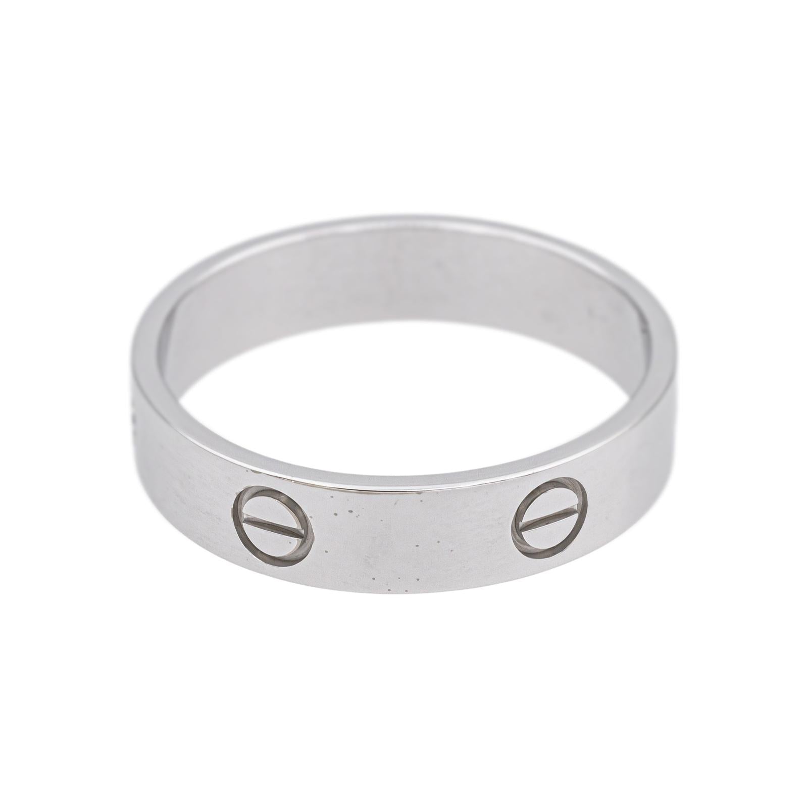 Cartier  Bague  Love  Or blanc