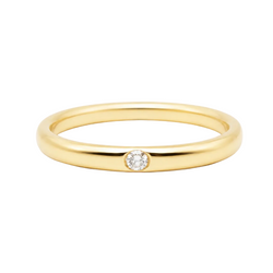 Bague Alliance POMELLATO "Lucciole" en or jaune et diamant