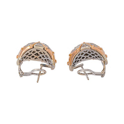 Boucles d'oreilles Or rose  Diamant