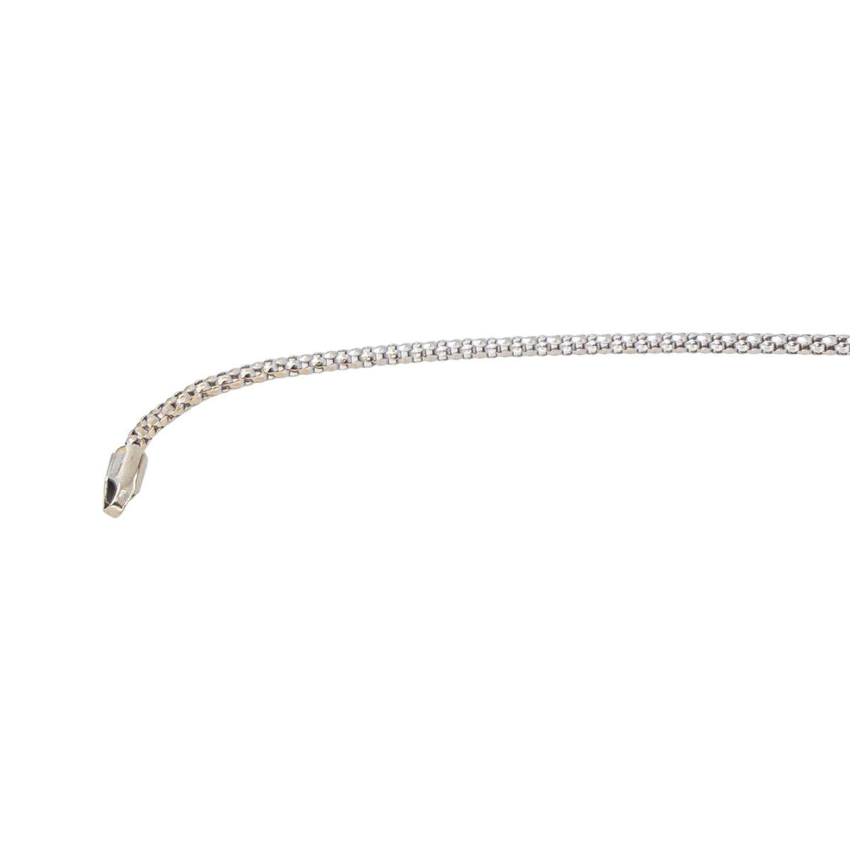 Collier  Chaîne à maillon  Or blanc
