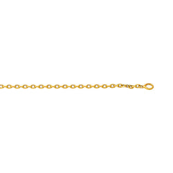 Collier  Maille forçat  Or jaune