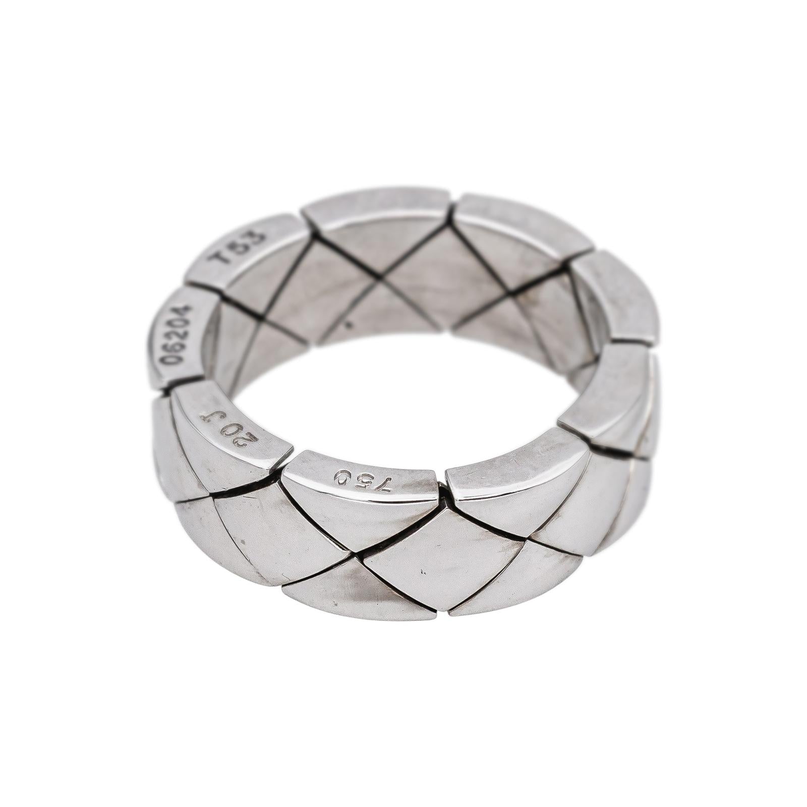 Chanel Bague Coco Crush Or blanc