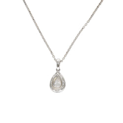 Collier Pendentif en or blanc et diamants