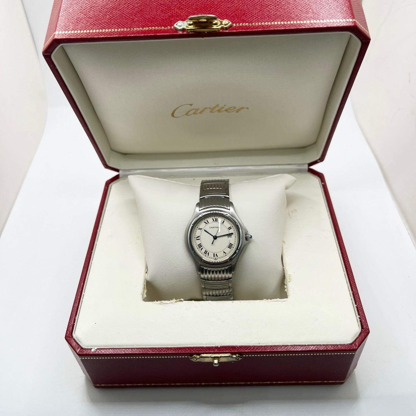 Montre CARTIER "Cougar" GM en acier