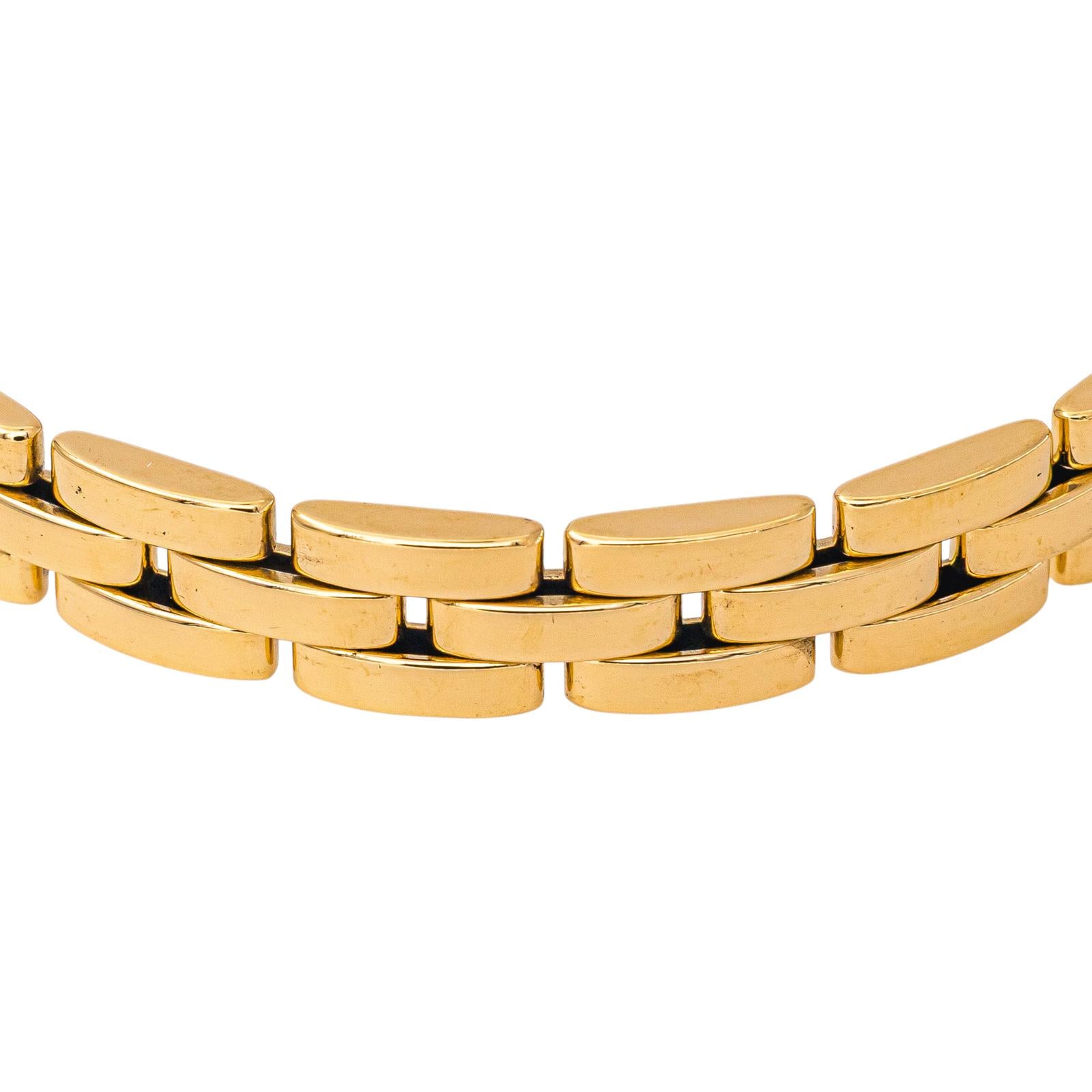 Bracelet Maille Grain de riz Or jaune