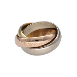 Bague Alliance CARTIER "Trinity" GM en or blanc, or jaune et or rose