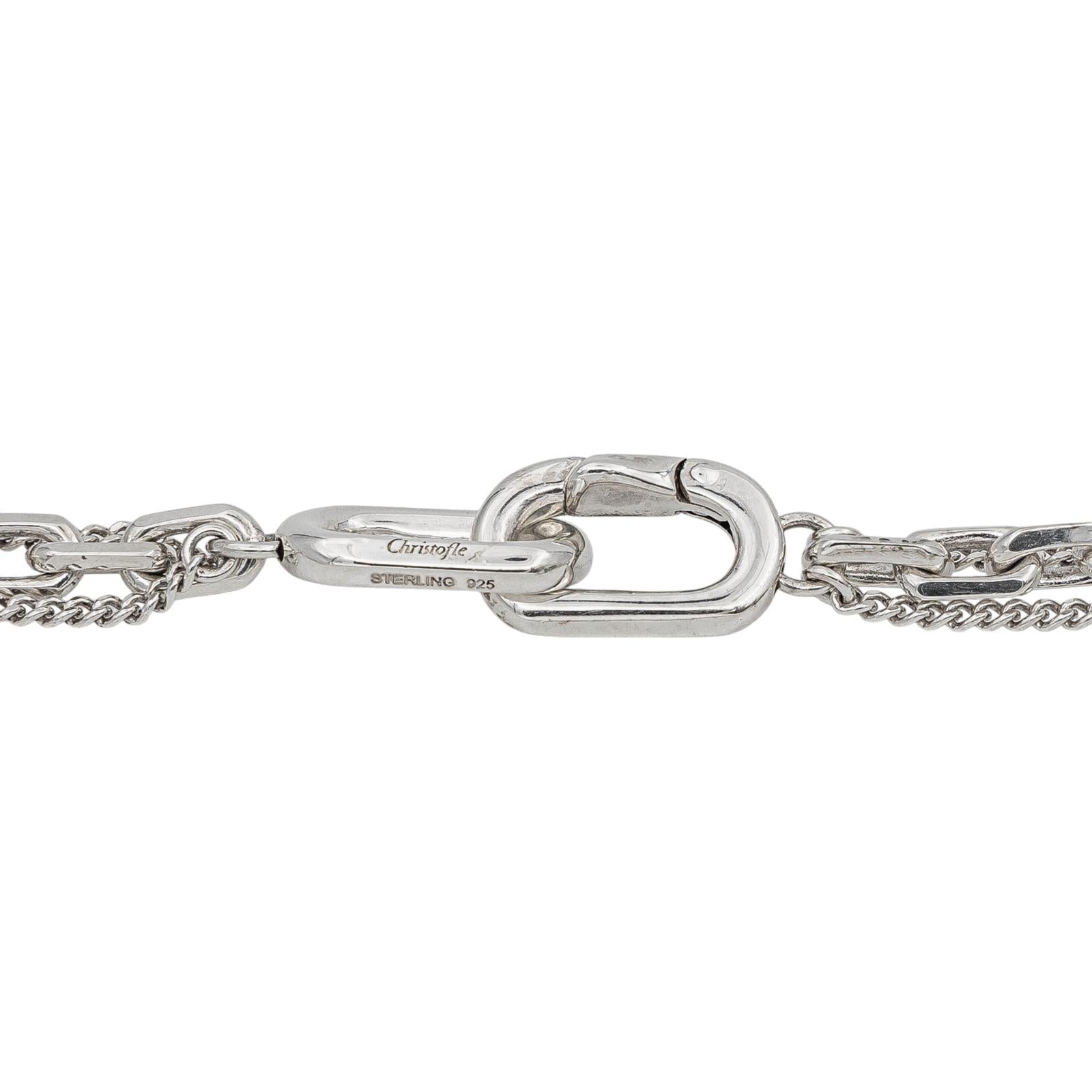 Christofle Collier Sautoir  Argent