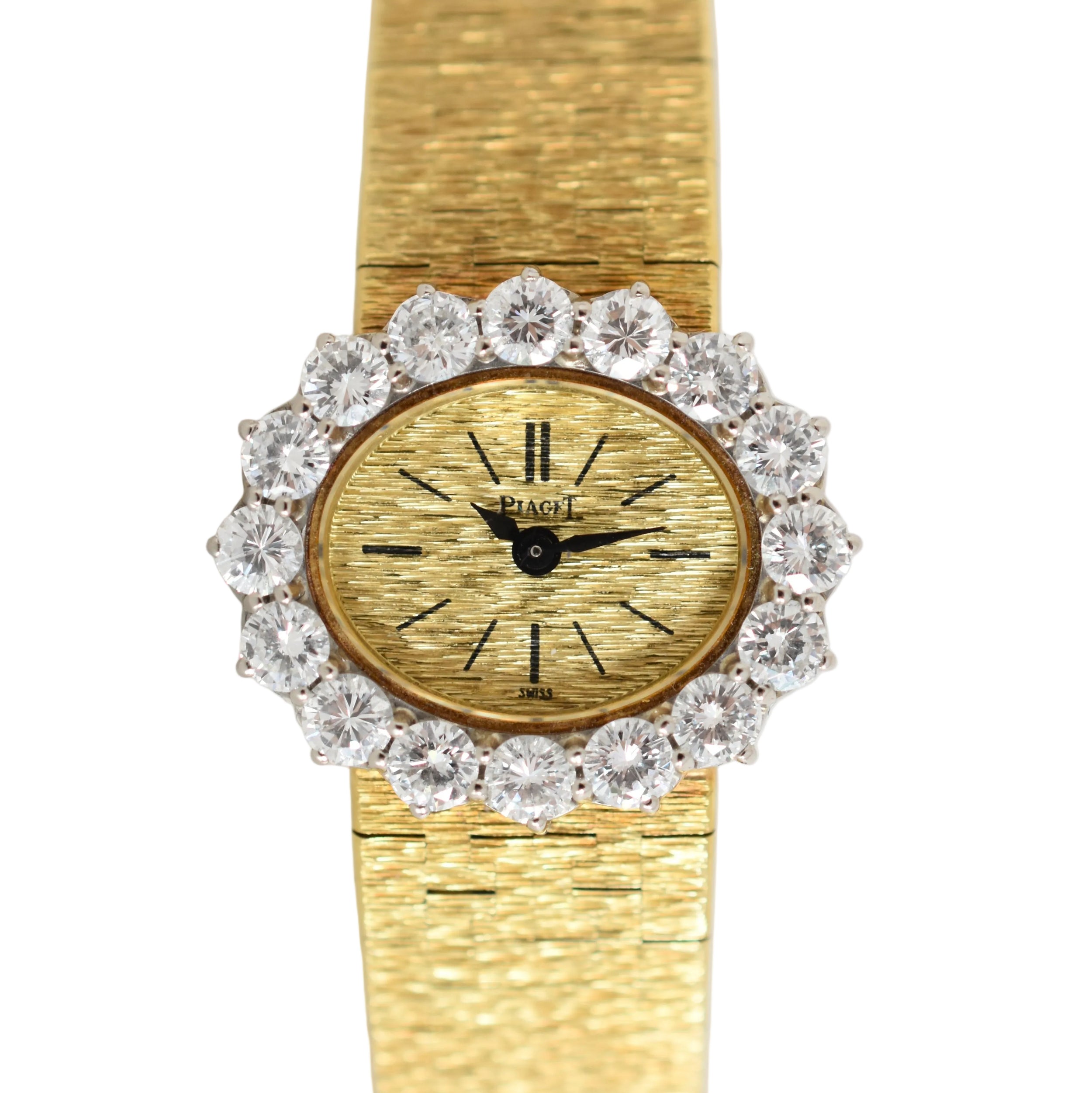 Montre PIAGET en or jaune et diamants