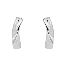 Boucles d'oreilles Créoles Or blanc