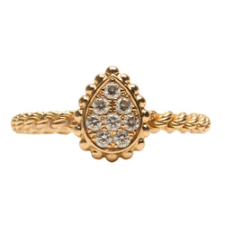 Bague BOUCHERON "Serpent Bohème" en or rose et diamants