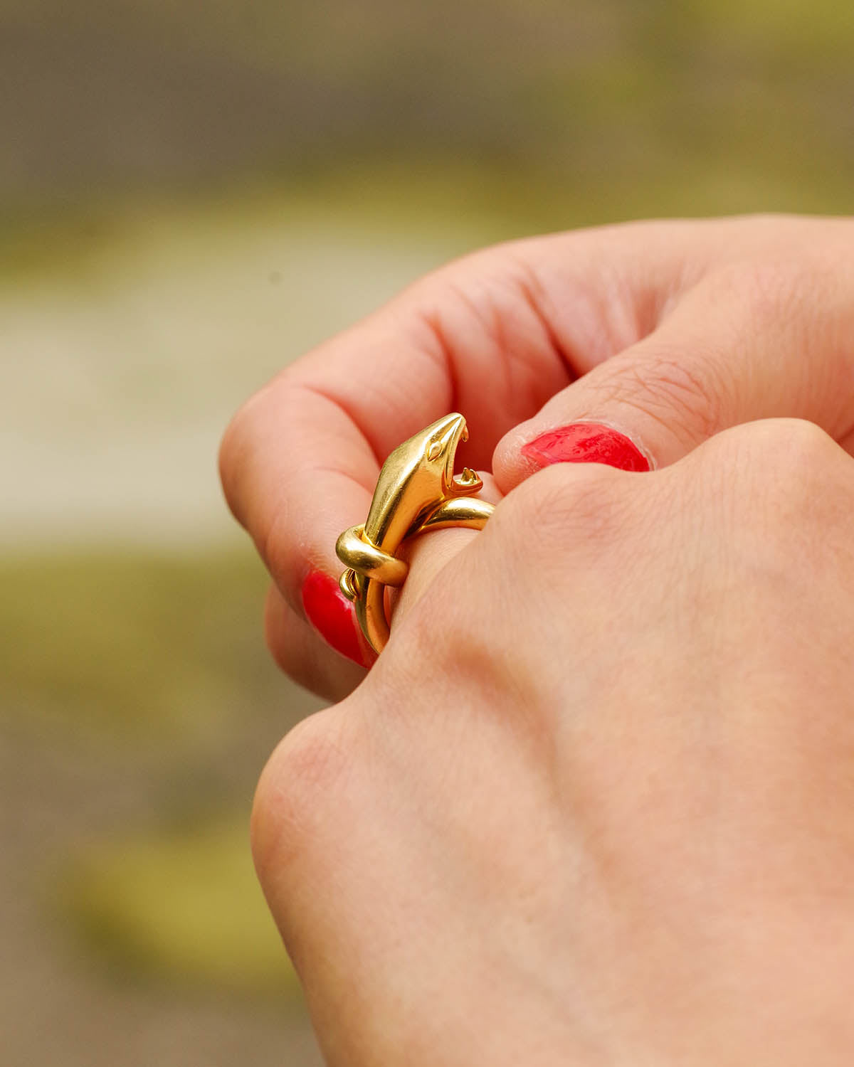 Bague BOUCHERON "serpent" en or