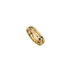 Bague DINH VAN "Pulse" PM en or rose et diamants